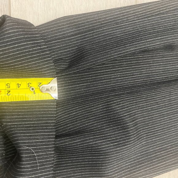 Sean John Suit Mens 36S 36 Short Black Pin Stripe 2pc Jacket Pants Suit - Picture 13 of 16